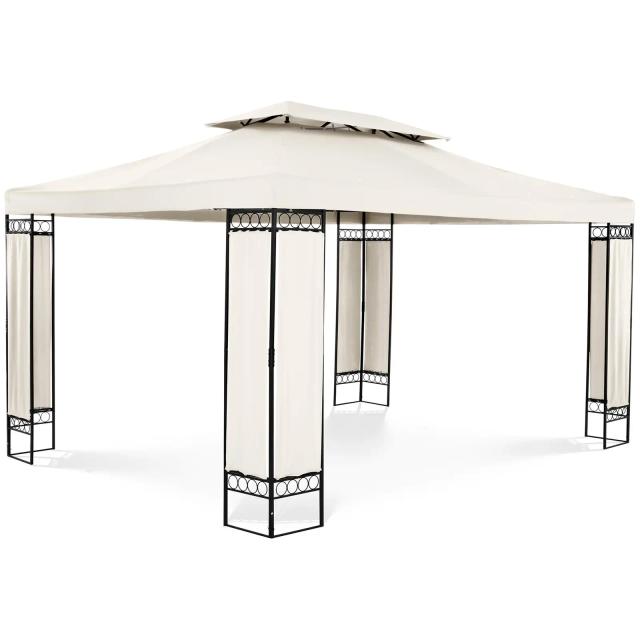 Kerti pavilon - 3 x 4 m - 160 g / m² - krém színű | Uniprodo on Productcaster.