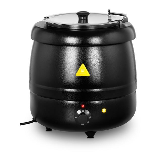 Elektromos leves melegen tartó- 10 L - 400 W - fekete | Royal Catering on Productcaster.