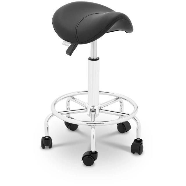 Saddle Stool 555 695 mm 150 kg Black - by Physa on Productcaster.