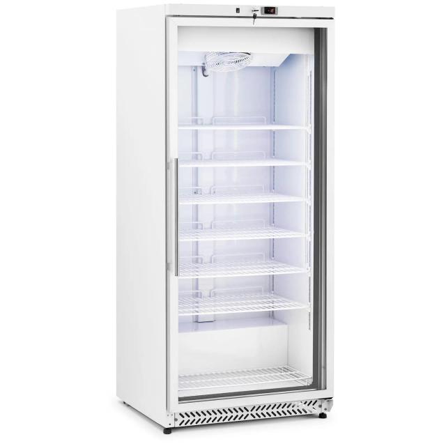 Freezer 580 L Royal Catering Glass Door Silver Refrigerant R290 - Commercial Freezer by on Productcaster.