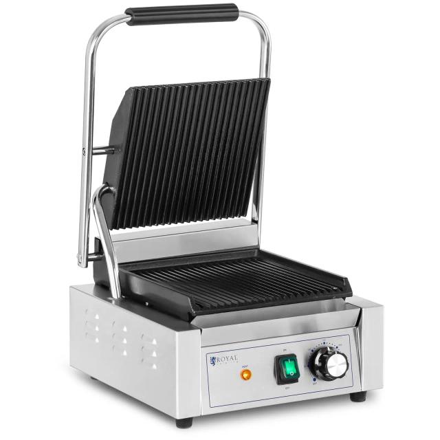 Contact Grill 1,800 W Ribbed - Contact Grills by Royal Catering on Productcaster.