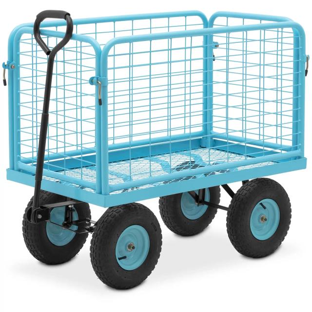 Garden Trolley 400 kg Removable Side Rails - Garden Trolley Cart by Hillvert on Productcaster.