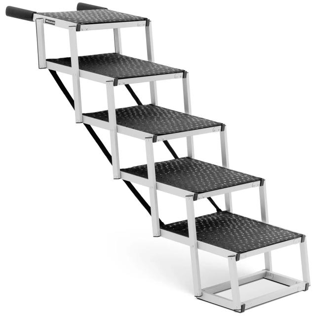 Dog Steps Height: 81 cm 68 kg 5 Steps - Pet Supplies by Wiesenfield on Productcaster.