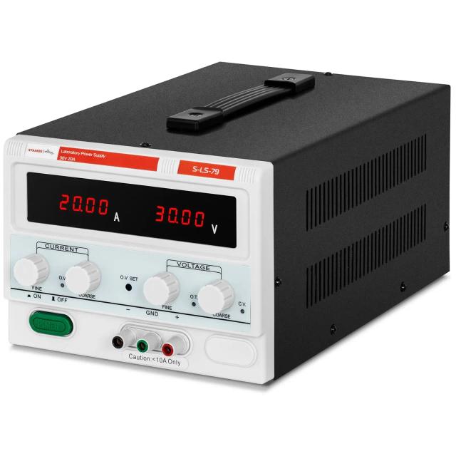 Laboratory Power Supply 0-30 V 0-20 A DC 600 W - Laboratory Power Supplies by Stamos Soldering on Productcaster.