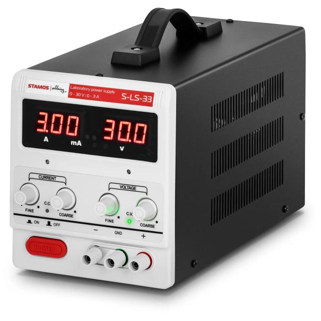 Alimentatore da banco - 0-30 V - 0-3 A CC - 90 W | Stamos Soldering on Productcaster.