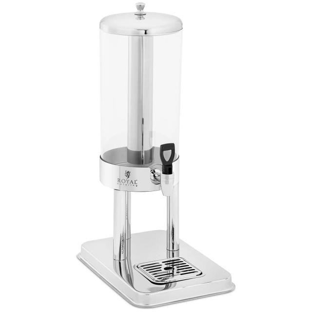 Dispenser per bevande - 5,5 L - Con sistema di raffreddamento - Acciaio inox, plastica - Royal Catering on Productcaster.