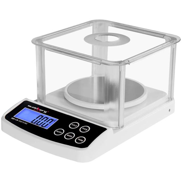 Digitale precisieweegschaal - 500g / 0,01g - Basis - Tochtscherm | Steinberg Basic on Productcaster.