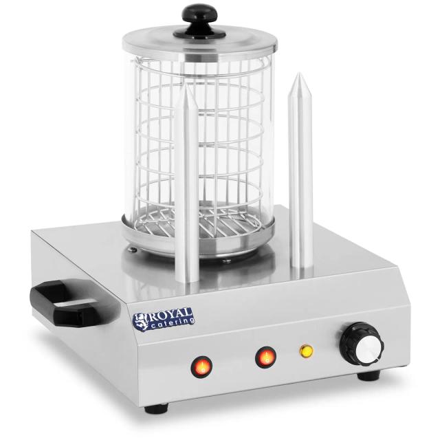 Hot Dog Maker - 2 toastpennen - 422 W | Royal Catering on Productcaster.