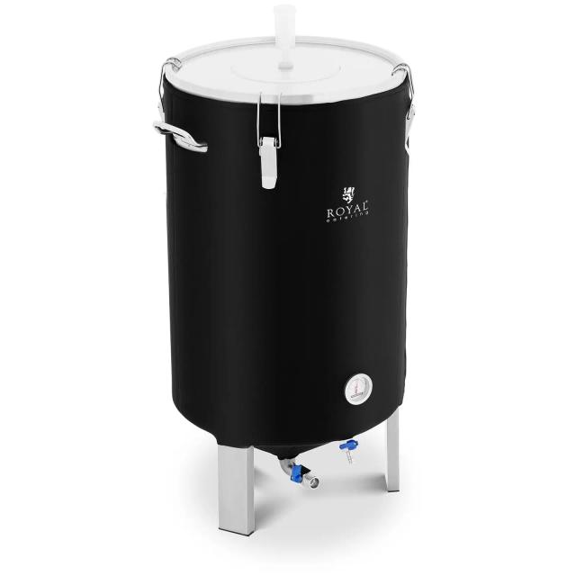 Vas de Fermentare - 70 L - 0 - 40 °C - oțel inoxidabil - cu capac izolator on Productcaster.