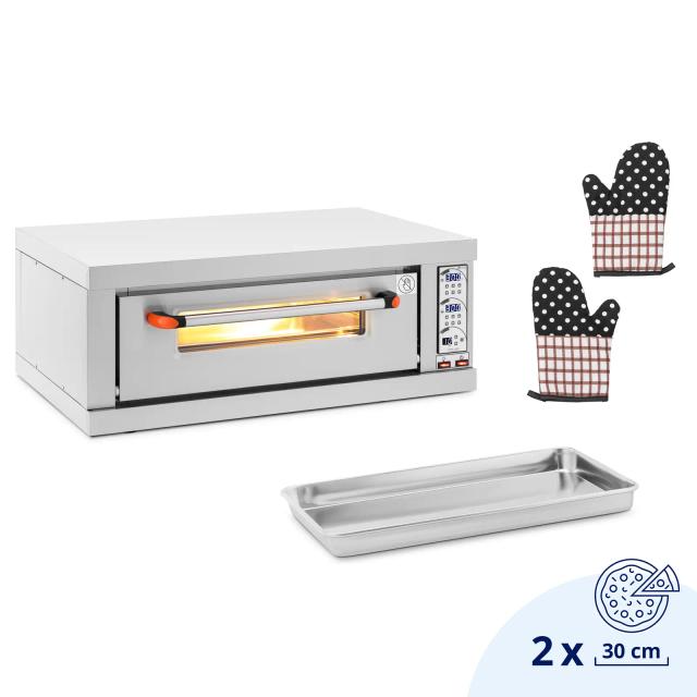 Cuptor de Pizza - 1 cameră - 3200 W - Ø {{diametru maxim_pizza_diametru_507_temp}} cm - cărămidă de foc - Royal Catering on Productcaster.