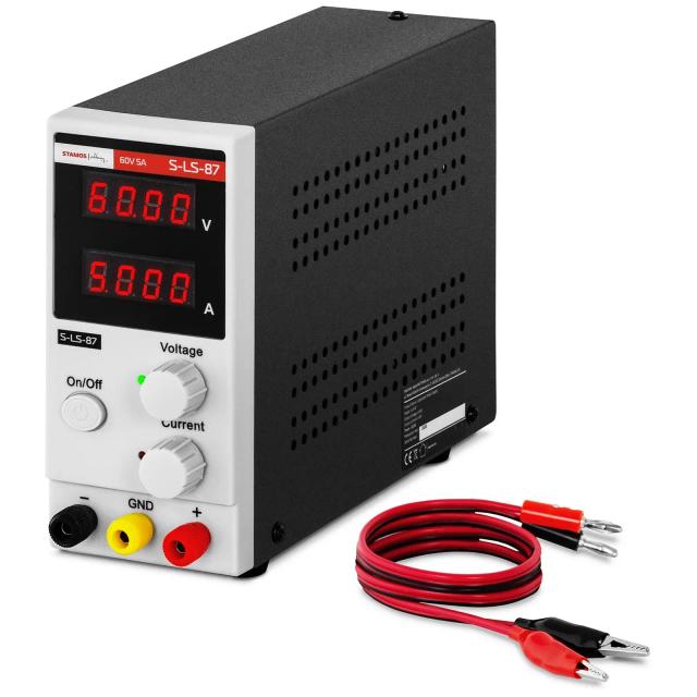 Alimentator de laborator - 0-60 V - 0-5 A DC - 300 W on Productcaster.