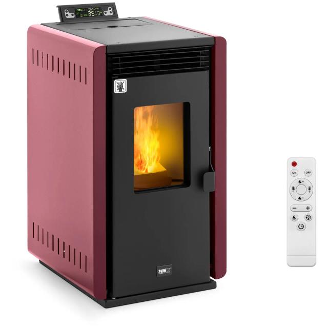 Soba pe peleți - 6 kW - pentru {{heating_area_de_încălzire_m3_932}} m³ - niveluri 5 - temporizator on Productcaster.