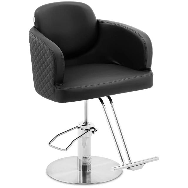 Scaun de salon cu suport pentru picioare - Winsford Black on Productcaster.