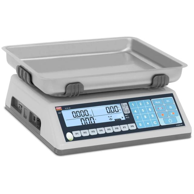 Cântar de numărare a prețurilor - calibrat - 30 kg / 10 g - LCD dublu on Productcaster.