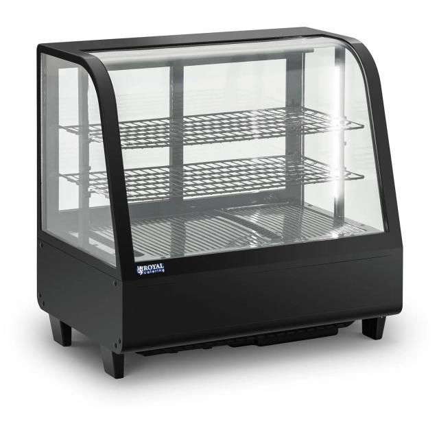 Vitrină Frigorifică - 100 L - Royal Catering - 3 etaje - albă on Productcaster.