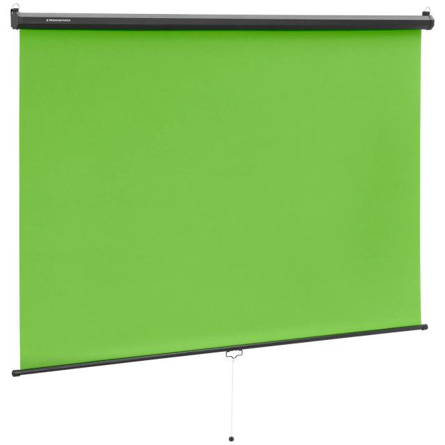 Green Screen - Jaluzele - pentru perete și tavan - 84" - 2060 x 1813 mm on Productcaster.