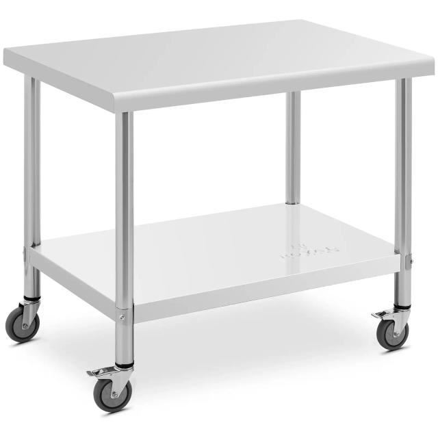 Banc de lucru pe roți - 70 x 100 cm - 155 kg capacitate de încărcare - Royal Catering on Productcaster.