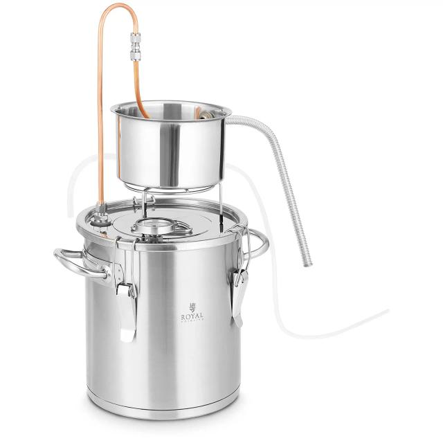 Distilator de apă - - 12 L - termometru - Royal Catering on Productcaster.