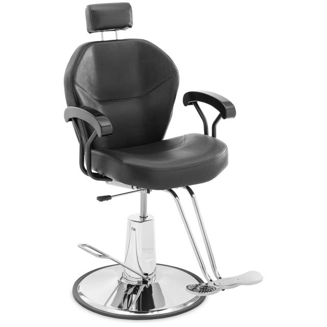 Scaun de salon - Suport pentru cap și suport pentru picioare în T - 52 - 64 cm - 150 kg - înclinabil - negru on Productcaster.