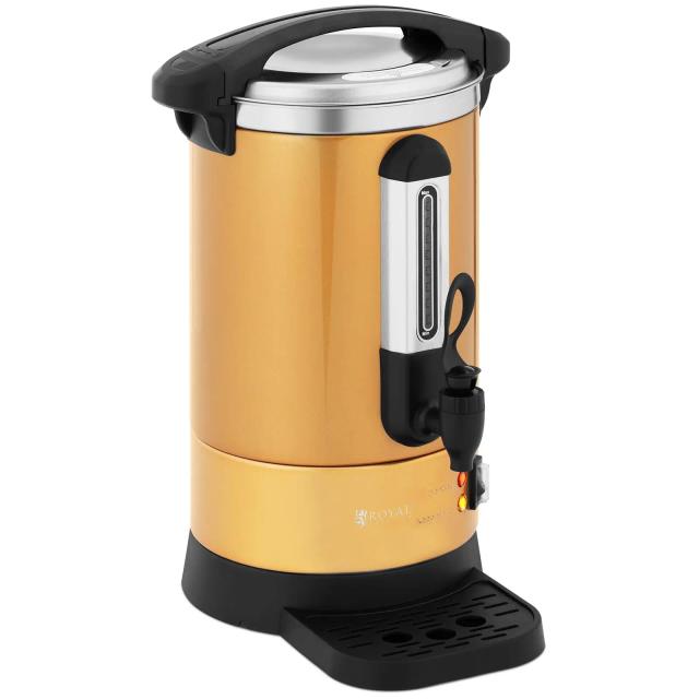 Urnă de cafea - 6 L - auriu - Royal Catering on Productcaster.