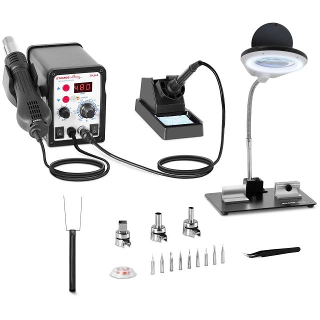 Set stație de lipit - 60 Wați - Afișaj LED + Accesorii on Productcaster.