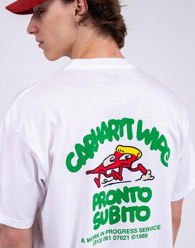 Carhartt WIP S/S Pronto T-Shirt White M on Productcaster.
