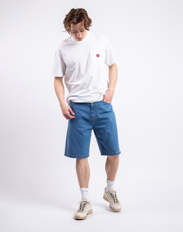 Carhartt WIP Landon Short Blue heavy stone wash 34 on Productcaster.