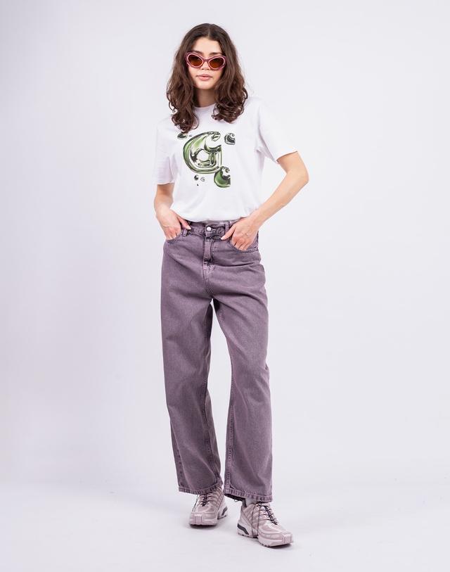 Carhartt WIP W' Brandon Pant Black/Hortensia garment dyed XS on Productcaster.