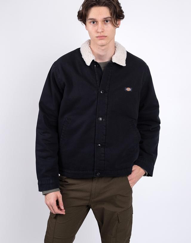 Dickies Duck Canvas High Pile Fleece Jacket SW BLACK XL on Productcaster.