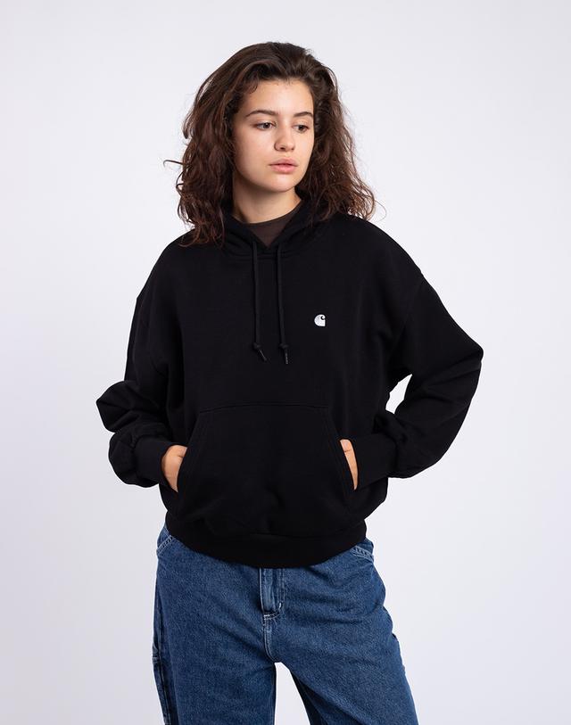 Carhartt WIP W' Hooded Casey Sweatshirt Black / Silver S on Productcaster.