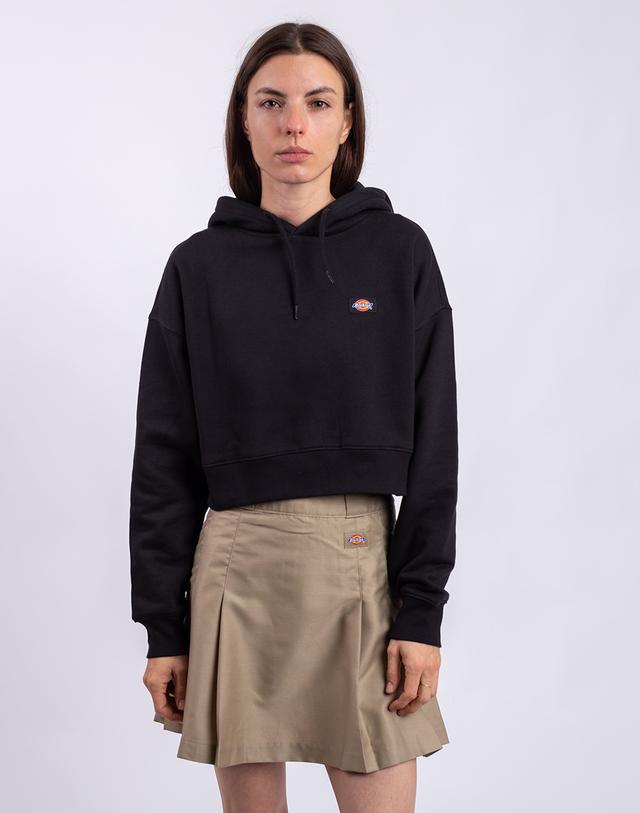 Dickies Oakport Cropped Hoodie BLACK XS on Productcaster.