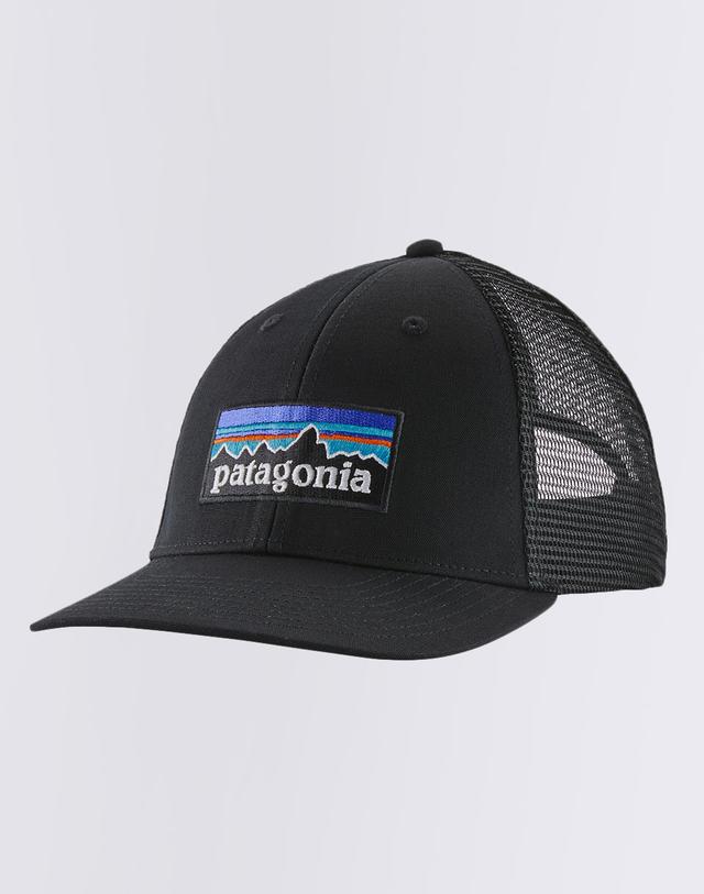 Patagonia P-6 Logo LoPro Trucker Hat Black on Productcaster.