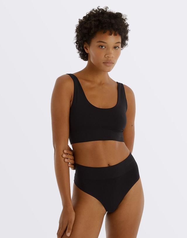 Organic Basics Smooth Bralette Black L on Productcaster.