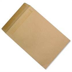 Q-Connect 381x254mm 115gsm Self Seal Manilla Pocket Envelopes Pack of 250 on Productcaster.