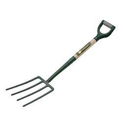 Evergreen Digging Gardening Fork 28 inch Green 380358 on Productcaster.