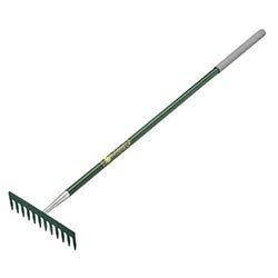 Evergreen Garden Rake 54 inch Alumiunium Grey/Green 380364 on Productcaster.