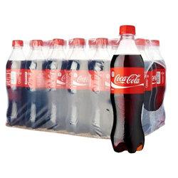 Coca-Cola Original Classic Coke Regular Soft Drinks 500ml Bottle (Pack 24) 100182 on Productcaster.