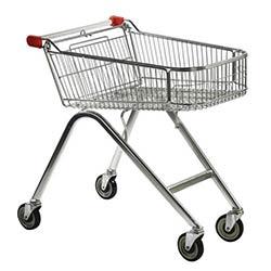 Nesting Supermarket Shopping Trolley Capacity 70 Litres on Productcaster.