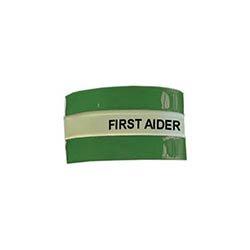 High Visibility Armband First Aider on Productcaster.