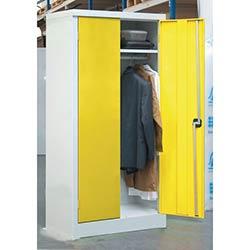 1200mm Width Clothing Cupboard Door Colour Yellow on Productcaster.