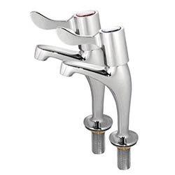 Stainless Steel Sink Kit Taps Only Set of 2 Taps on Productcaster.