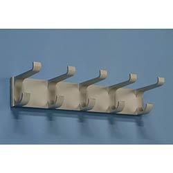 Aluminium Coat Rack 5 Hooks L 410mm on Productcaster.