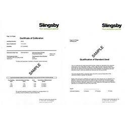 Pocket Infrared Thermometer Calibration Certificate on Productcaster.