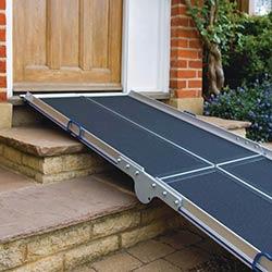 Folding Compact Aluminium Ramp L 1800mm on Productcaster.