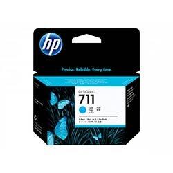 HP 711 - 3-pack - 29 ml - cyan - original - ink cartridge - for DesignJet T120, T120 ePrinter, T520, T520 ePrinter on Productcaster.