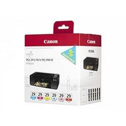 Canon PGI-29 CMY/PC/PM/R Multipack - Yellow, cyan, magenta, red, photo cyan, photo magenta - original - ink tank - for PIXMA PRO-1 on Productcaster.