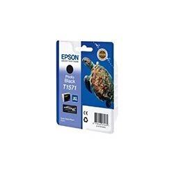 Epson T1571 - 25.9 ml - photo black - original - blister - ink cartridge - for Stylus Photo R3000 on Productcaster.