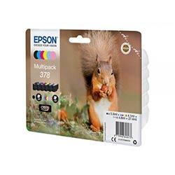 Epson Multipack 378 - 6-pack - black, yellow, cyan, magenta, light magenta, light cyan - original - blister - ink cartridge - for Expression Photo XP- on Productcaster.