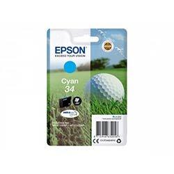 Epson 34 - 4.2 ml - cyan - original - ink cartridge - for WorkForce Pro WF-3720, WF-3720DWF, WF-3725DWF on Productcaster.