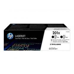 HP 201X - 2-pack - High Yield - black - original - LaserJet - toner cartridge (CF400XD) - for Color LaserJet Pro M252dn, M252dw, M252n, MFP M274n, MFP on Productcaster.